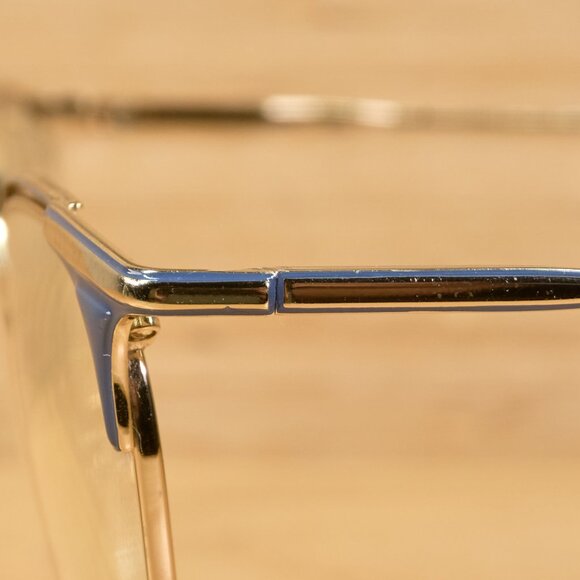 Etnia Barcelona Glasses Frame Vesoul 2GDBL, Light Cat Eye Gold Blue, Spain - Picture 4 of 12